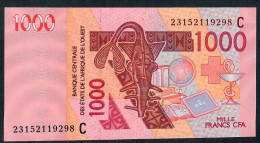 W.A.S.  BURKINA FASO P315Cw  1000 FRANCS (20)23   2023   Signature 46    UNC. - États D'Afrique De L'Ouest