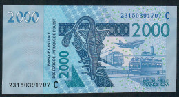 W.A.S.  BURKINA FASO P316Cw  2000 FRANCS (20)23   2023   Signature 46    UNC. - West African States