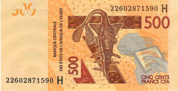 W.A.S.  NIGER  P619Hk 500 FRANCS (20)22 2022 Signature 45 UNC. - Westafrikanischer Staaten