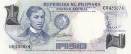 CRBX0310 BILLETE FILIPINAS 1 PISO SIN CIRCULAR - Autres - Asie