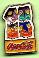 Pin's Coca-Cola JO Jeux Olympiques Nagano '98 Mascottes (Harfangs Des Neiges) - 6I20 - Coca-Cola