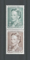Greenland 1990 Queen Margrethe II Pair From  Booklet  Y.T. 189a ** - Neufs