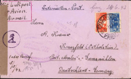 603779 | Südafrika, Kriegsgefangenenpost POW, Interniertenpost, 1943,  Aus Dem Lager Andalusia, Zensur,  | -, -, - - Covers & Documents