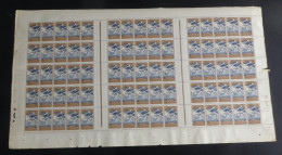 WALLIS ET FUTUNA - 1930 - Taxe TT N°YT. 17 - Cerf 25c Bistre Et Bleu - Feuille Complète - Neuf GC** / MNH - Impuestos