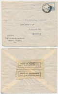 Crash Mail Cover Haifa Palestine  - The Netherlands 1937 - Nierinck 371205 - Brindisi Italy - Cygnus - Palestine