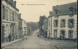 Baud Gendarmerie Et Rue Des Fontaines - Baud