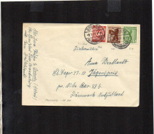 Berlin Brandenburg - Auslandsbrief Mit Mischfrankatur - Drense ==> Dänemark 1.7.46 - P2 (1ZKSBZ052) - Berlino & Brandenburgo