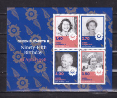 NEW ZEALAND--2021-QE11 95TH BIRTHDAY-BLOCK-MNH - Blocks & Kleinbögen