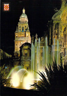 Murcie - Fontaine De La Place Du Cardenal Belluga Et Cathédrale - Vue Nocturne - Murcia