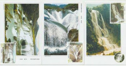 Cascades Célèbres De Chine .  3 Maximum-cards - Cartoline Maximum