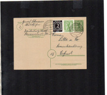 Berlin Brandenburg - Fernpostkarte Mit Mischfrankatur - Brandenburg Havel 2 - 29.7.46 - P2 (1ZKSBZ055) - Berlin & Brandenburg