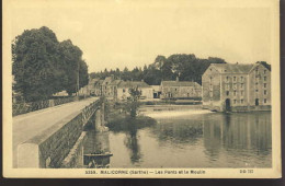 Malicorne Les Ponts Et Le Moulin - Malicorne Sur Sarthe