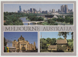 Australia VICTORIA VIC Cooks Cottage Yarra Railway Station MELBOURNE Nucolorvue Postcard 1992 Pmk $1 Stamp - Melbourne