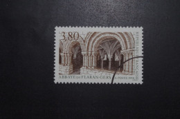 4-1079  Timbre + Notice De Presse Specimen Press Architecture Abbaye Flaran Gers Roman France Cloitre - Abbeys & Monasteries
