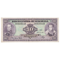 Billet, Venezuela, 10 Bolívares, 1986, 1986-03-18, KM:61a, TTB - Venezuela