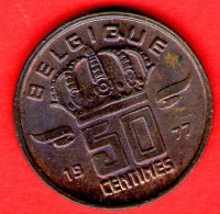 Belgio - Belgium - Belgique - Belgie - 1977 - 50 Centimes - QFDC/aUNC - Come Da Foto - 50 Cent