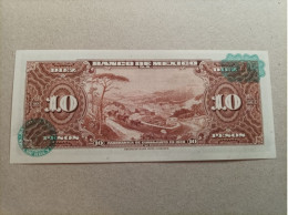 Billete De México 10 Pesos, Año 1967, UNC - México