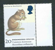 GB, Gran Bretagna, Great Britain 1998; Endangered Species: Mouse (muscardinus Avellanarius), Topo, Rat, Souris. New - Nager