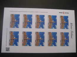 Österreich- Worldwide Stampservice, Wiener Rathaus, Ungebraucht Und Selbstklebend - Plaatfouten & Curiosa