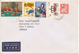 Japan Cover Sent To Denmark Ikeda Osaka 7-12-1976 Topic Stamps - Storia Postale