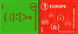 Belgium - 2023 - Christmas - Mint Self-adhesive Booklet Stamp Set - Ongebruikt