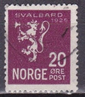 NO012B – NORVEGE - NORWAY – 1925 – ANNEXATION OF SPITZBERGEN – SG # 185 USED 3 € - Oblitérés