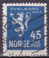 NO012D – NORVEGE - NORWAY – 1925 – ANNEXATION OF SPITZBERGEN – SG # 186 USED 9,75 € - Gebraucht