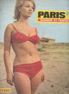 Revue PARIS FLIRT (humour Et Fantaisie Charme)  N°546    Pin-up De B DENANT Au Plat Inférieur  1967 (CAT4074/ 546 ) - Humor