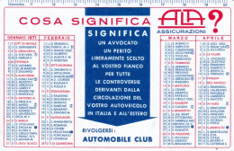 Calendarietto - Ala Assicurazioni - Anno 1971 - Small : 1961-70