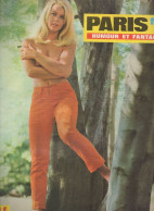 Revue PARIS FLIRT (humour Et Fantaisie Charme)  N°583  Pin-up De B DENANT Au Plat Inférieur  1968   (CAT4074/ 583 ) - Humor