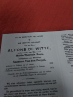 Doodsprentje Alfons De Witte / Stekene 27/3/1908 Leuven 29/4/1970 ( Marie Theresia Raes / Suzanne Van Den Durpel ) - Religion & Esotérisme