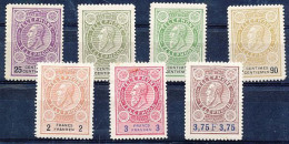 TIMBRE  ZEGEL STAMP  BELGIQUE TELEGRAPHE TE 21-28 XX - Francobolli Telegrafici [TG]