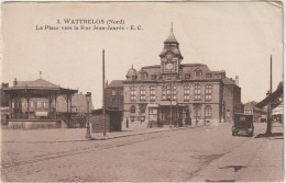 Dav :  Nord : WATTRELOS : La  Place  Vers  Jean Jaurès - Wattrelos