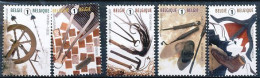 TIMBRE  ZEGEL STAMP  BELGIQUE ARTISANT 2010 4079-4083  XX - Timbres Télégraphes [TG]