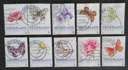 Nederland/Netherlands - Nr. 3012 Ac-4 Serie Bloemen & Vlinders Janneke Brinkman 2014 (gestempeld/used) - Oblitérés