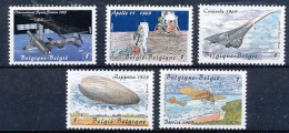 TIMBRE  ZEGEL STAMP  BELGIQUE DIVERS TRANSPORTS AERIENS 3916-3919  XX - Sellos Telégrafos [TG]