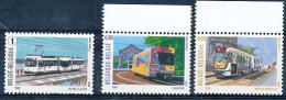 TIMBRE  ZEGEL STAMP  BELGIQUE LES TRAMWAYS 3772-3774  XX - Timbres Télégraphes [TG]