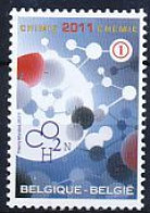 TIMBRE  ZEGEL STAMP  BELGIQUE CHIMIE AUX NATIONS-UNIES 4096  XX - Telegraafzegels [TG]