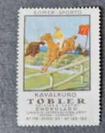 SUISSE 1900' JUMPING EQUITATION NESTLE TOBLER CHOCOLATE CHOKOLADO - Salto