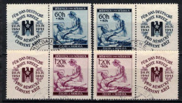 Boheme Et Moravie 1941 Mi 62-3 Zf (Yv 61-2 Avec Vignettes), Obliteré - Used Stamps