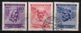 Boheme Et Moravie 1943 Mi 114-6 (Yv 102-4), Obliteré - Usati
