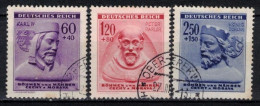 Boheme Et Moravie 1943 Mi 114-6 (Yv 102-4), Obliteré - Gebraucht