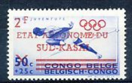 TIMBRE  ZEGEL STAMP CONGO BELGE ETAT AUTONOME DU SUD KASAÏ J.O. No 18  XX - Ungebraucht