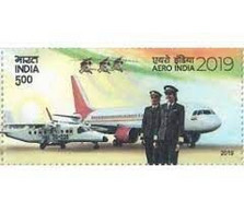 India 2019 AERO INDIA Rs.5.00 Stamp MNH - Nuovi