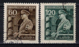 Boheme Et Moravie 1944 Mi 136-7 (Yv 115-6), Obliteré - Gebraucht