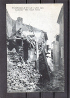 Lambesc - Tremblement De Terre Du 11/06/1909 - Une Rue En Ruines.( édit. P.Ruat ). - Lambesc