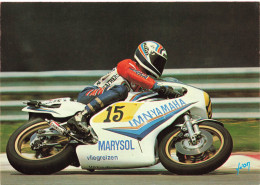 CPSM Motocycliste-Boit Van Dulmen-Yamaha 500-Imola 1981-RARE        L2615 - Sport Moto