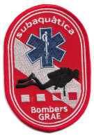 Ecusson POMPIERS ESPAGNE SUBAQUATICA BOMBERS GRAE - Pompieri