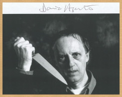 Dario Argento - Italian Film Director - Authentic Signed Photo - 2007 - COA - Schauspieler Und Komiker