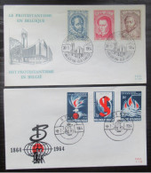 FDC 1287/89 En 1290/92 - 1961-1970